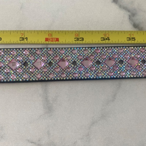 Jacqueline Kent Rhinestone Belt 42” - Picture 3 of 3